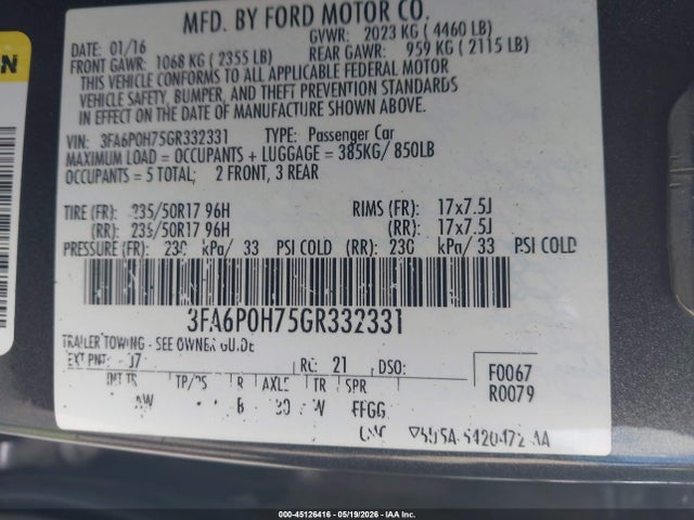 Ford Fusion Se