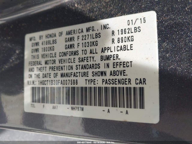 Honda Accord Lx-s