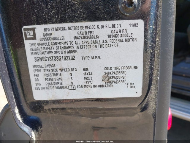 Chevrolet Avalanche 1500