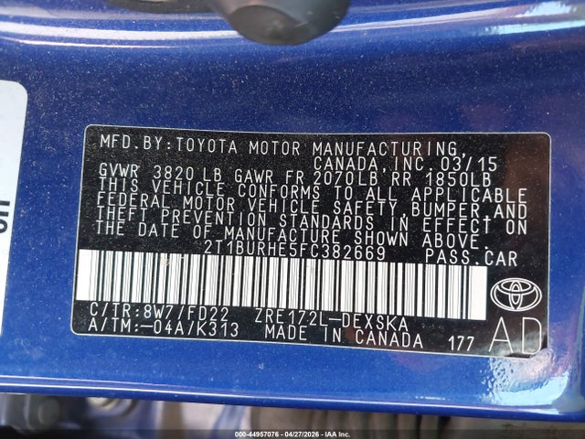 Toyota Corolla S Plus