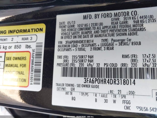Ford Fusion Se