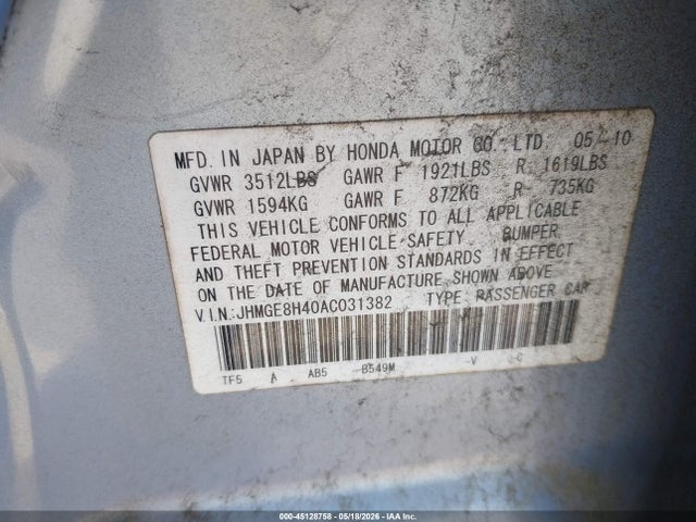 Honda Fit Sport