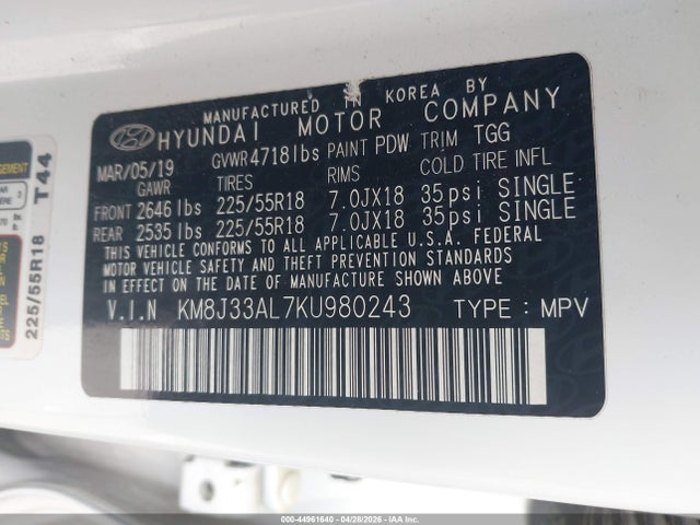 Hyundai TUCSON Sel