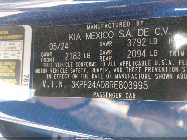 Kia Forte Lxs