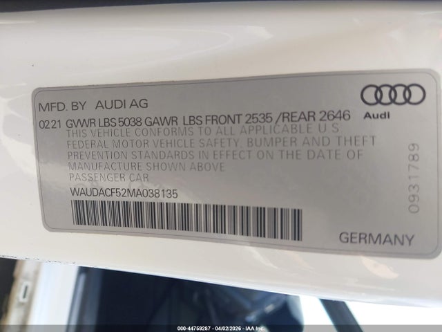 Audi A5 Premium 45 Tfsi Quattro S Tronic