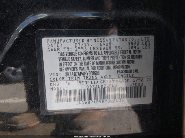 Nissan Sentra Sv