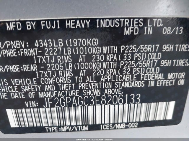 Subaru Crosstrek 2.0i Limited