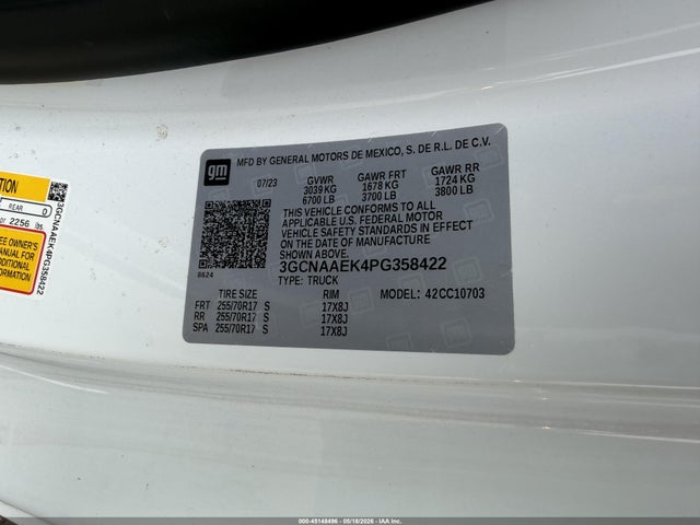 Chevrolet Silverado 1500 2wd  Standard Bed Wt
