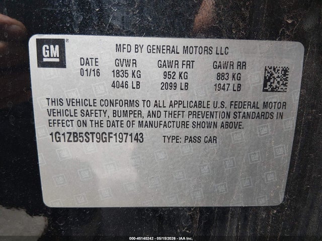 Chevrolet Malibu Ls