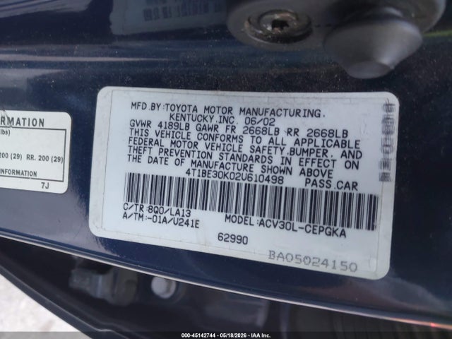 Toyota Camry Xle