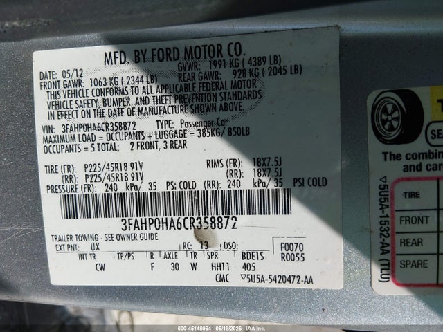 Ford Fusion Se