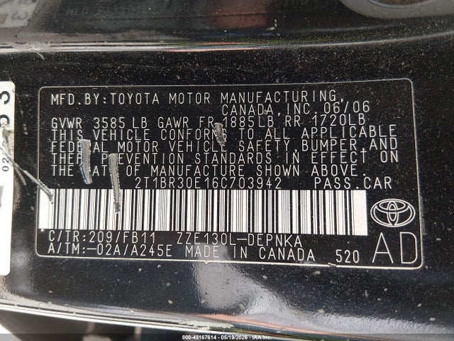 Toyota Corolla Le