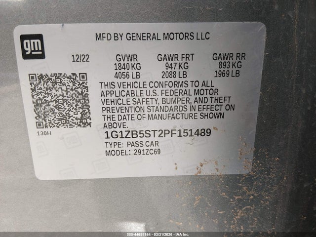 Chevrolet Malibu Fwd Ls