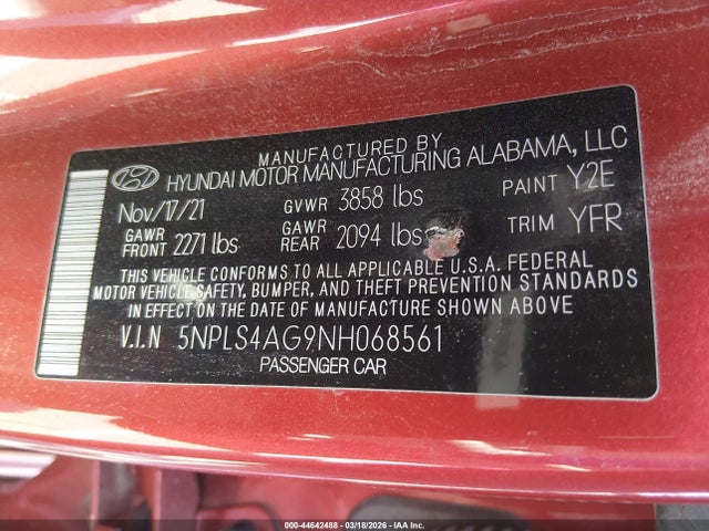 Hyundai ELANTRA Sel