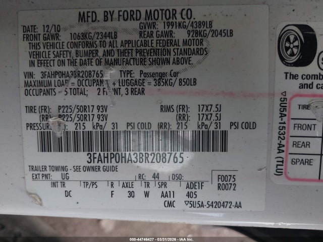 Ford Fusion Se