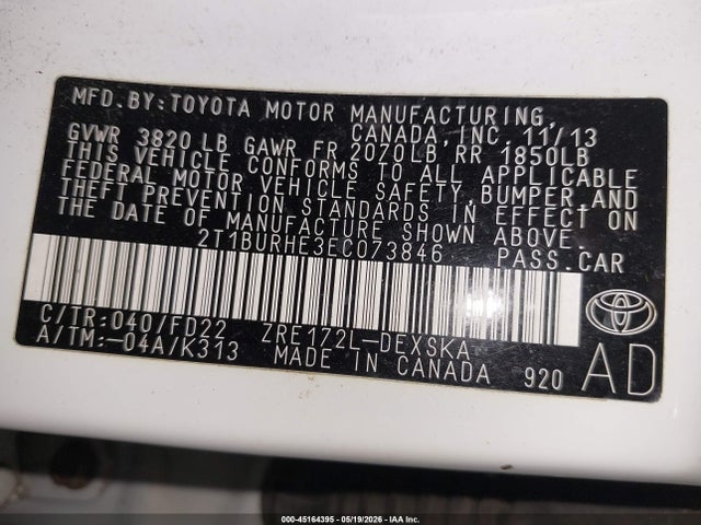 Toyota Corolla S Plus