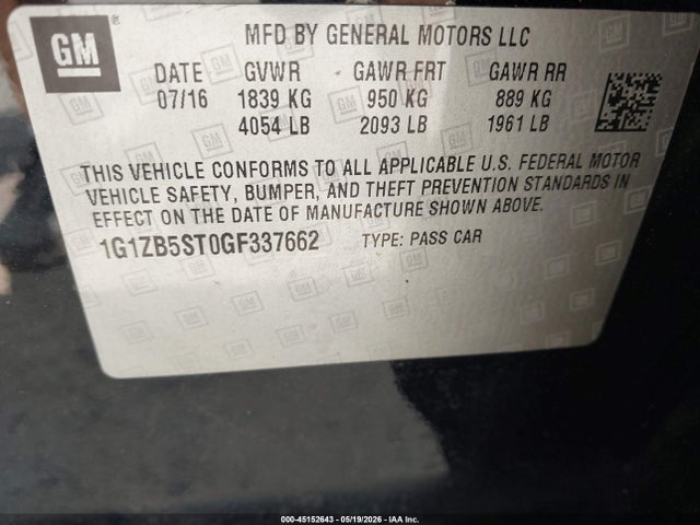 Chevrolet Malibu Ls