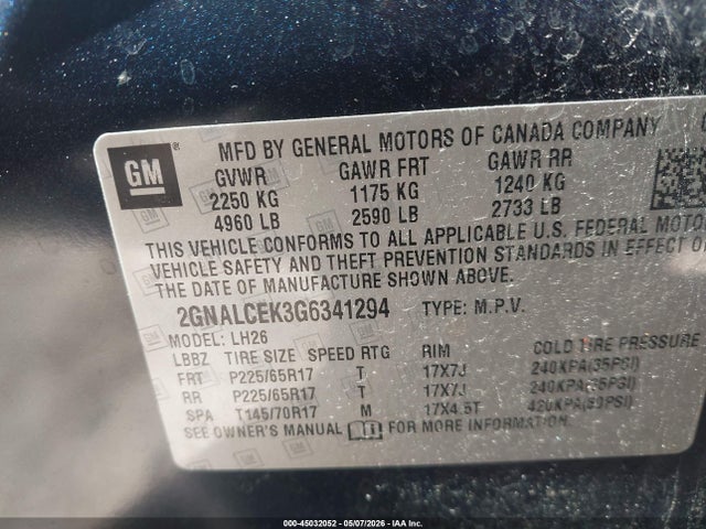 Chevrolet Equinox Lt
