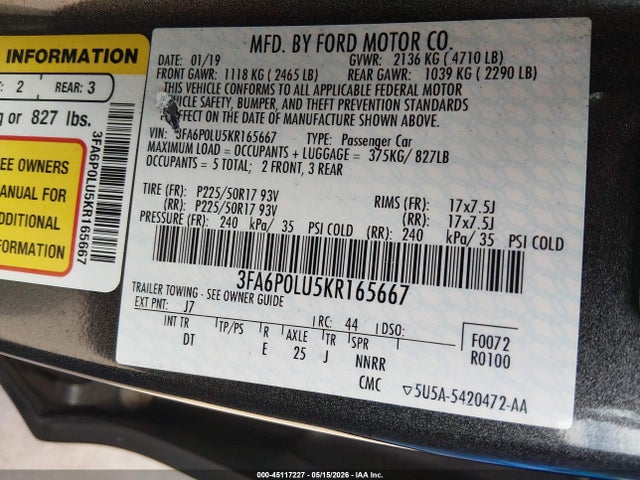 Ford Fusion Se
