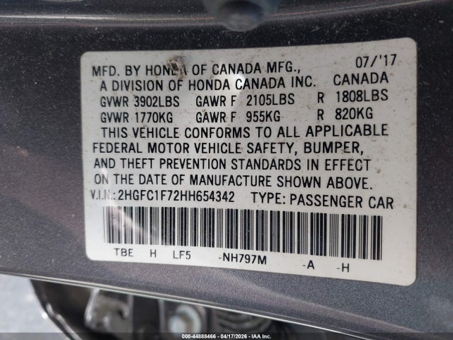 Honda Civic Ex-l
