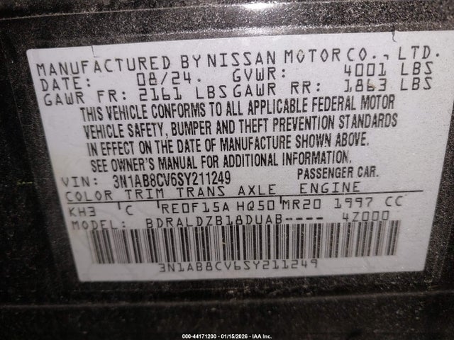 Nissan Sentra Sv