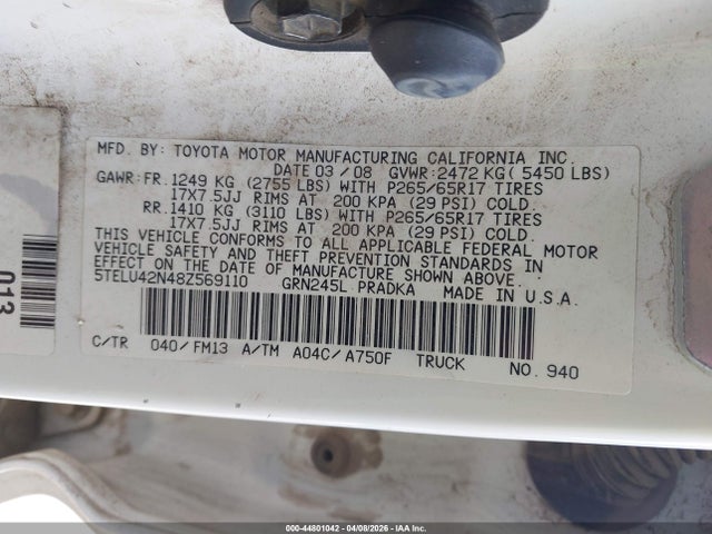 Toyota Tacoma Base V6