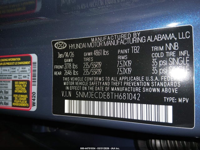 Hyundai TUCSON Limited
