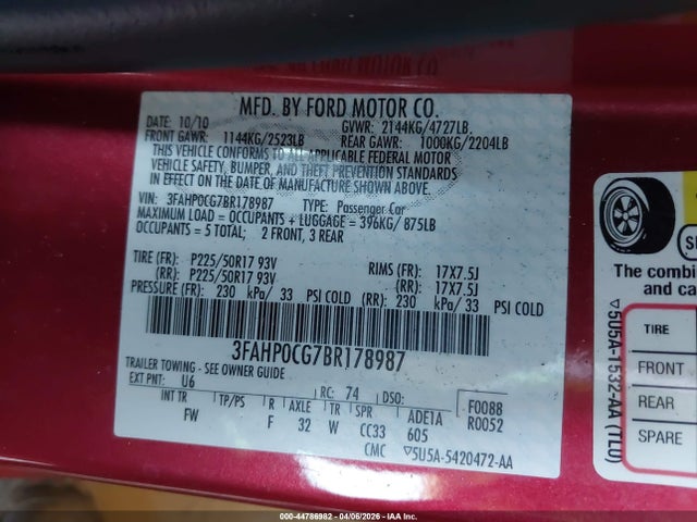 Ford Fusion Sel