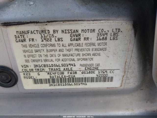 Nissan Sentra 1.8s