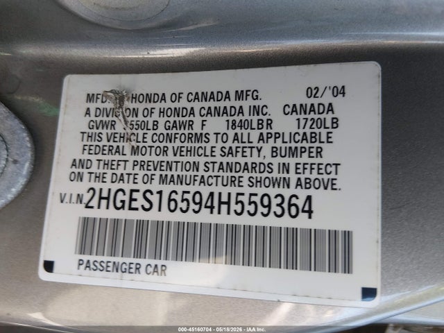 Honda Civic Lx