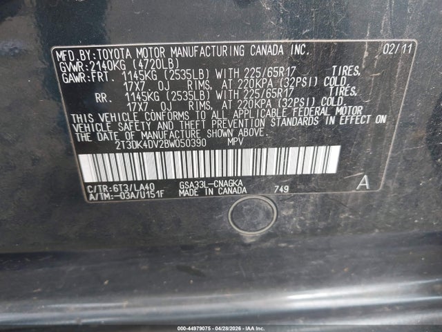 Toyota RAV4 Limited V6