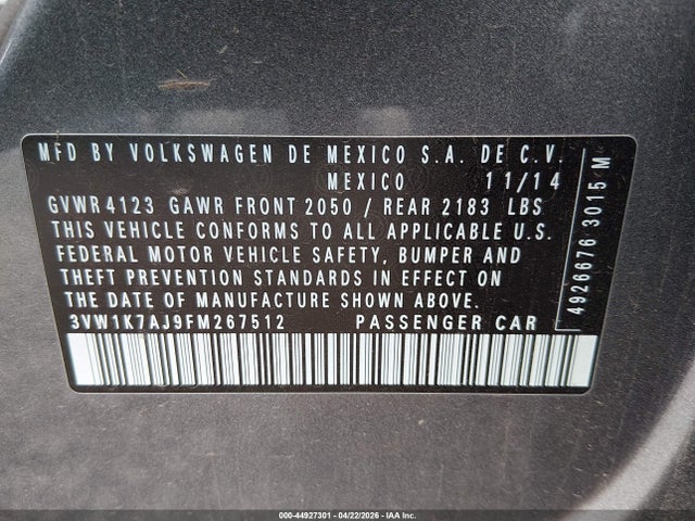 Volkswagen Jetta 2.0l S