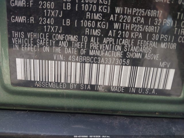 Subaru Outback 2.5i Premium