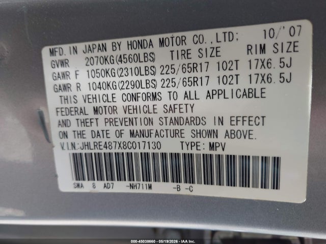 Honda CR-V Ex-l