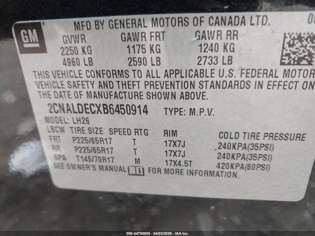 Chevrolet Equinox 1lt