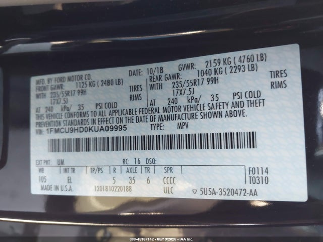 Ford Escape Sel