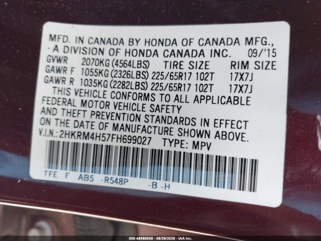 Honda CR-V Ex