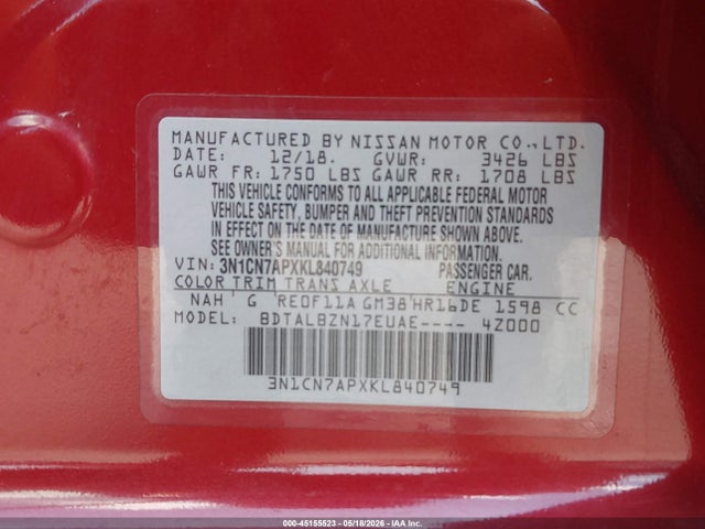 Nissan Versa 1.6 Sv