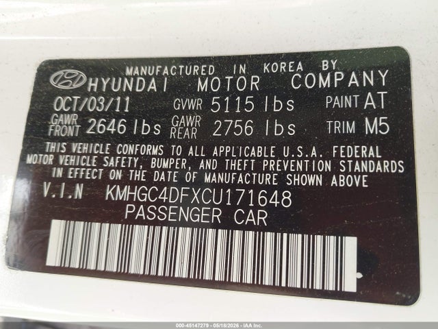 Hyundai Genesis 4.6