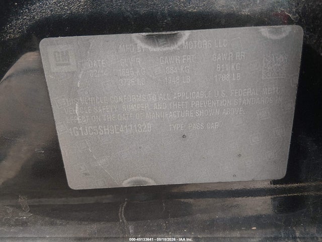 Chevrolet Sonic Lt Auto
