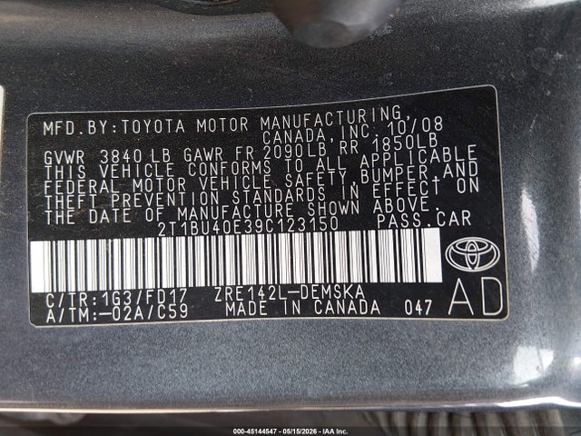 Toyota Corolla S