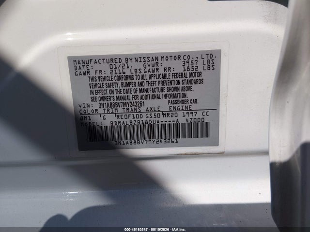 Nissan Sentra S Xtronic Cvt