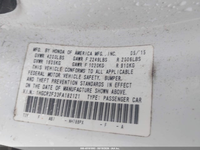 Honda Accord Lx