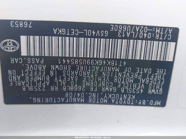 Toyota Camry Xle V6