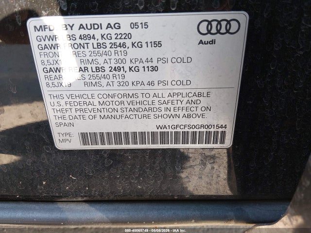 Audi Q3 2.0t Premium Plus