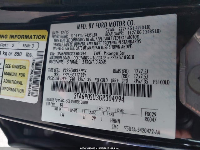 Ford Fusion Titanium