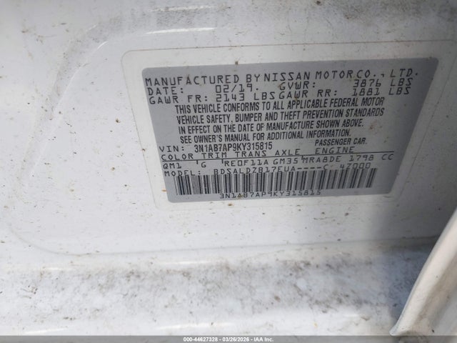 Nissan Sentra Sv
