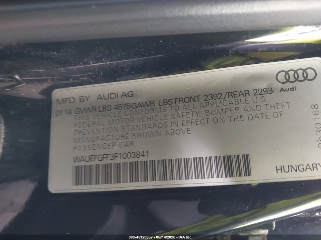 Audi A3 2.0t Premium