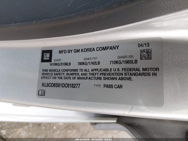 Chevrolet Spark 1lt Auto