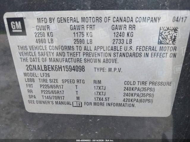 Chevrolet Equinox Ls